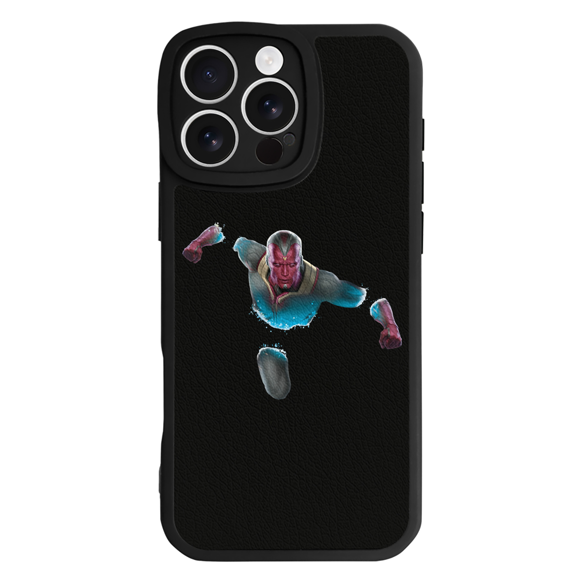 （画像用） アベンジャーズ The Avengers 【iPhone 16シリーズ対応】シリコンスマホケース（レザー調） 材質：シリコン